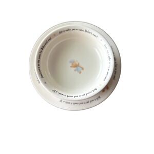 Hallmark Baby Bowl & Plate Set Bear‎ Pat-a-Cake Nursery Decor